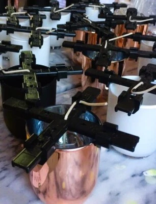 Universal Wick Holders - Adjustable Centering Device for Candle Makers - 10 pack - Image 1 of 4