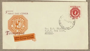 Australia 1953 Royal 3d Tasmania FDC Cover - Picture 1 of 2