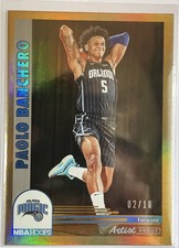 Paolo Banchero 2022-23 Panini NBA Hoops Artist Proof Gold Tribute /10 RC Magic