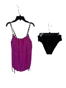 Suzanne Betro Women’s SZ L 2 Piece Tankini Swimsuit New - Picture 1 of 9