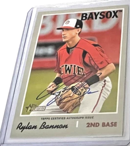 2019 Topps Heritage Minor League AUTO RYLAN BANNON ORIOLES  Real One Autograph - Picture 1 of 1