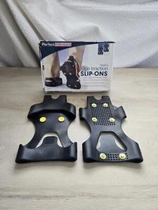 Men's Ice Traction Cleats for Boots Shoes Anti Slip Spike Shoes (sz: 8-12) - Picture 1 of 8