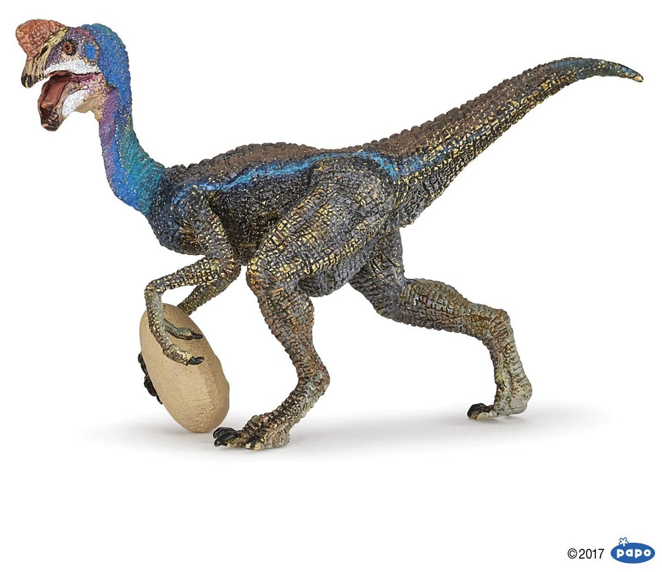 Statuina Dinosauro Oviraptor blu 55059 Papo Blue oviraptor - Imagen 1 de 1