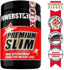 Powerstar Food PREMIUM SLIM – Mahlzeitenersatz Shake, 500 g Dose, Chocolate - Bild 1 von 1