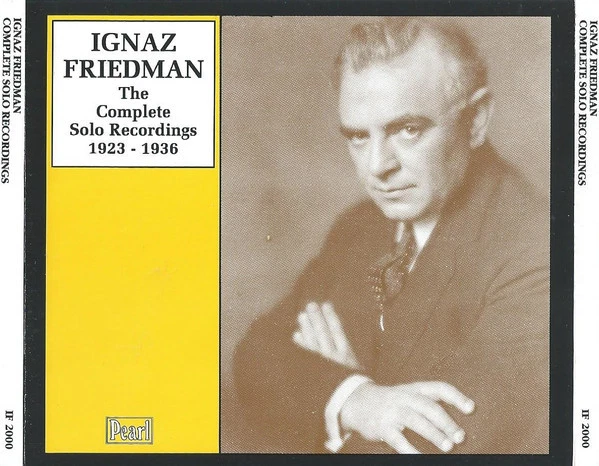 Ignaz Friedman - The Complete Solo Recordings 1923-1936 (4xCD, Mono + Box) (Near - Bild 1 von 1