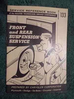 1959 CHRYSLER PLYMOUTH DODGE DeSOTO SERVIÇO DE SUSPENSÃO LOJA LIVRO / MANUAL - Imagem 1 de 4