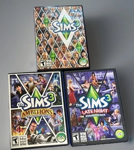 Juego Base Los Sims 3 + Lote 2 Expansiones (3) Juegos PC/Mac 2009-2010 EA - Imagen 1 de 1