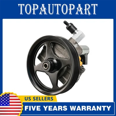 Power Steering Pump W/ Pulley for 1997-01 Ford Expedition 1998-2002 Navigator - Image 1 of 4