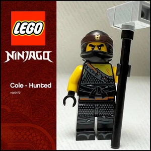 GENUINE LEGO NINJAGO Cole - Hunted njo0472 mini figure 70653 - Picture 1 of 5