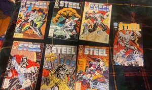 Vintage DC Comics Lot Of 26 Comics From Steel, Supergirl, Green Lantern, - Picture 1 of 12