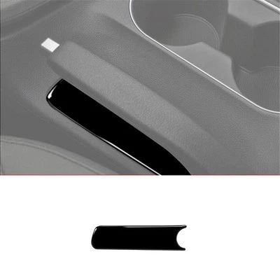 Cubierta de base de freno de mano negra brillante para piano para Hyundai Elantra 2016-18 Foto 1 de 4