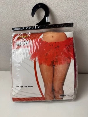 Falda Tutú Roja Spirit Halloween - Talla Única - Accesorio de Disfraz - Nueva Foto 1 de 4