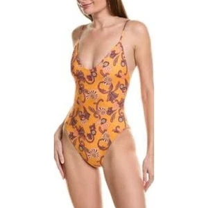 ALC Cleo U-Ausschnitt Badeanzug XS Einteiler Burnt Orange Marokkanisch Schwimmen NEU Neu mit Etikett $ 295 - Bild 1 von 6
