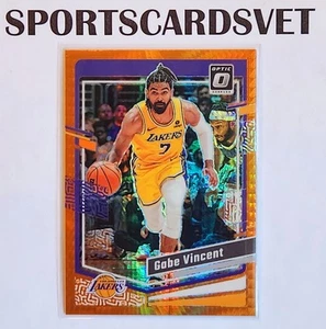 2023-24 Panini Donruss Optic Gabe Vincent Hyper Orange Prizm/99 LA Lakers 🏀 - Imagen 1 de 2