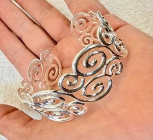 Bracciale ROSS SIMONS Argento Sterling 925 Girocollo Regolabile Largo 7" - Foto 1 di 8