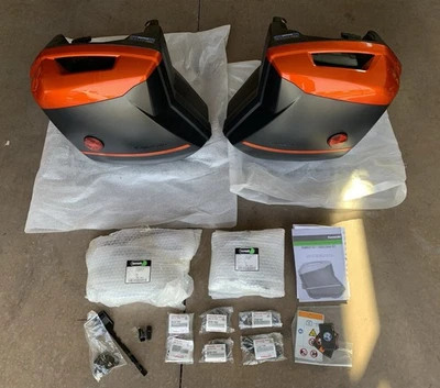 Alforjas originales OEM Kawasaki Versys 1000 LT, ¡Naranja 99994-0568! ¡LEER! Foto 1 de 4
