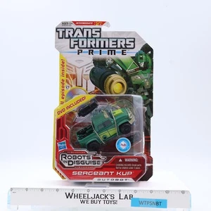 Sergeant Kup W/DVD Transformers Prime Robots in Disguise 2012 Hasbro NEW SEALED - Picture 1 of 4