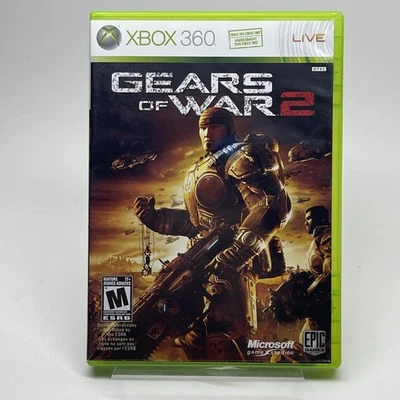 Gears of War 2 (Microsoft Xbox 360, 2008) CIB Manual Included Tested Works - Image 1 of 4