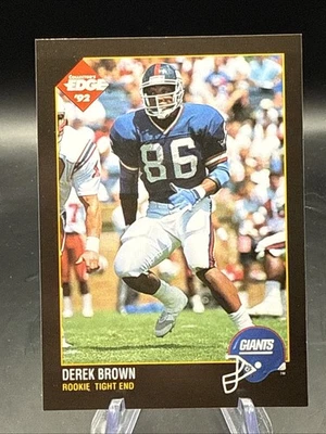 1992 Collector's Edge - Derek Brown #206 (RC) - Image 1 of 2