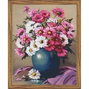 PixelHobby Spring Bouquet Kit & Frame Mosaic Art Kit - Picture 1 of 1