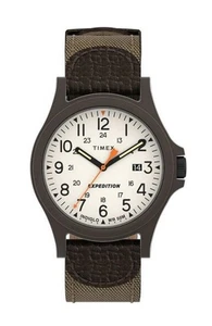 Neu Timex männliche Expedition Camper Uhr Indiglo TW4B23700 creme/braun - 50M WR - Bild 1 von 6