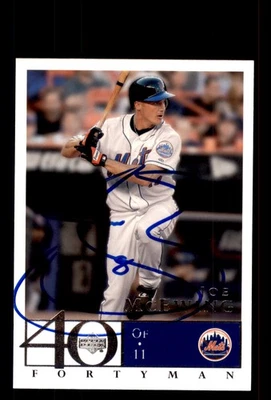 Signed Baseball Card Auto Joe McEwing 2003 Upper Deck 40-Man #620 New York Mets - Image 1 of 2