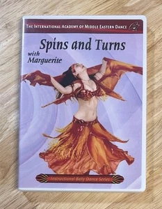 Spins & Turns with Marguerite - Belly Dance DVD Instructional Educational Video - Picture 1 of 3