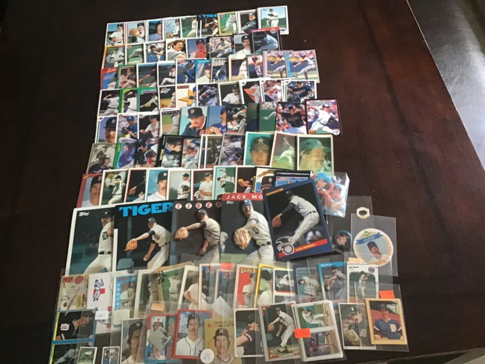 JACK MORRIS Oddball Insert & Regular issue Baseball TIGERS YOU CHOOSE - Image 1 of 4