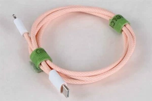 Genuine Apple USB-C to Lightning Orange Braided Cable || Length 1M - Picture 1 of 2
