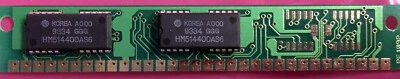 256K (2 X HM514400AS6) 30-PIN Memory 2-Chip Single Sided SIMM Chip 486 / 386 PC - Bild 1 von 2