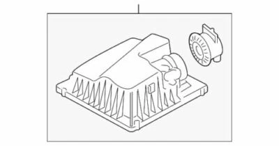 Genuine GM 2011-2012 Chevrolet Cruze LS 1.8L L4 Air Cleaner Upper Cover 13472806 — 第 1/2 张图片