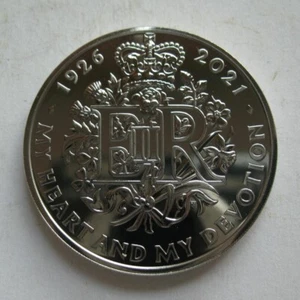 Gran Bretaña Reino Unido 5 Libras 2021 Moneda El 95 Cumpleaños de Su Majestad la Reina - Imagen 1 de 2