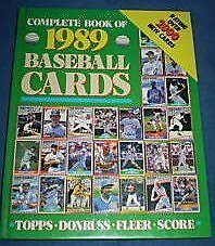 COMPLETE BOOK OF 1989 BASEBALL CARDS By Tom H R Ted Taylor Owens - Hardcover