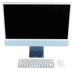 Apple iMac 24" A2438 2021 Blau M1 8-C GPU 16GB RAM 1TB  4,5k Retina OVP - Bild 1 von 10