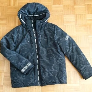 Clockhouse Herren Jacke Gr.L schwarz grau Camouflage Reflektierend Neuwertig - Bild 1 von 11