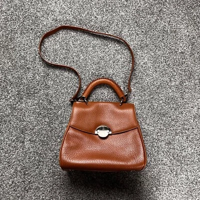 Bolso de Hombro Bogner Cuero Marrón Mediano Bandolera Clásico Todos los Días Diseñador Lux Foto 1 de 4