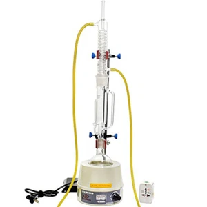 Estrattore Sperimentale Soxhlet 500Ml 10 Estrattori di Grasso Meandrante in Vetro con Ele - Foto 1 di 12