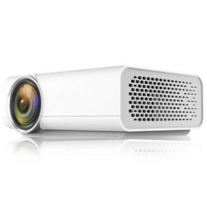 Projector HD 1080P LED Projector Home Media Player USB HDMI VGA AV SD DVD - Picture 1 of 13