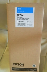 Epson T5962 Cian Genuino Pro 7700 7700M WT7900 WT 9700 9890 9900 Fecha 2015 350ml - Imagen 1 de 1