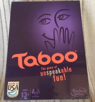NEW Taboo Party Game of Unspeakable Fun SEALED 13 And Up 600 Plus Taboo Words - Image 1 of 4
