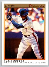 1991 O-Pee-Chee Premier Hubie Brooks New York Mets #15