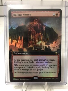 Roiling Vortex (arte extendido) Zendikar Rising ✨ LÁMINA MTG 🔥 ¡Paquete fresco! - Imagen 1 de 1