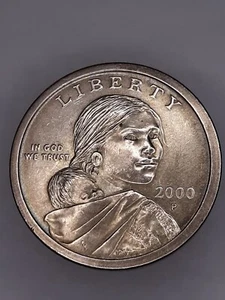 2000 P Sacagawea One Dollar Coin US Liberty Collectors Dream - Picture 1 of 2