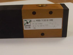 Pneumax 468/1.32.0.1.M2, 3/2 Solonoid/Federventil 24 VDC 1/8 BSP Anschlüsse - Bild 1 von 3