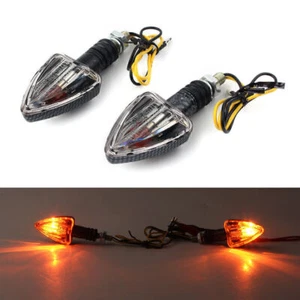 Motor Smoke LED Triangle Signal Turn Signal Indicator fit Harley Yamaha Suzuki - Picture 1 of 12