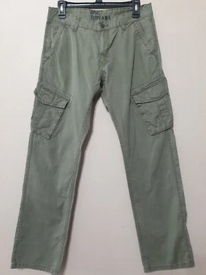 Pantalones cargo Epic Threads talla 18 (30x30) para hombre jóvenes bolsillos algodón verde Y2K Foto 1 de 4