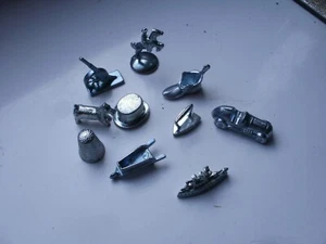 Monopoly movers x 10 Spare Parts clean used - Picture 1 of 1