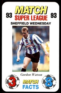 Match magazine ? Super League (1993) Sheffield Wednesday Gordon Watson