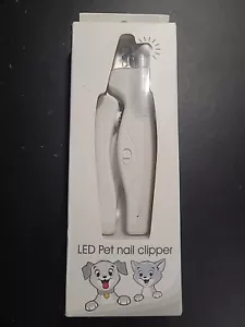 Professional Pet Nail Clippers w/File & USB Charging Cord, Safe Ergonomic Handle - Picture 1 of 4
