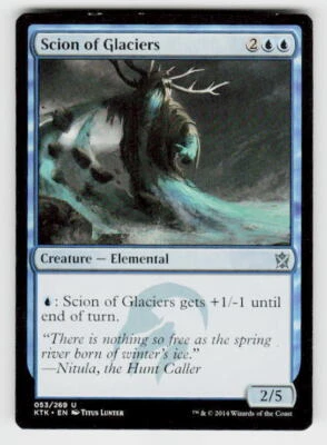 Khans of Tarkir #53 Scion of Glaciers - Image 1 of 2